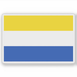 Flagge Vlašim, Tschechische Republik Aufkleber