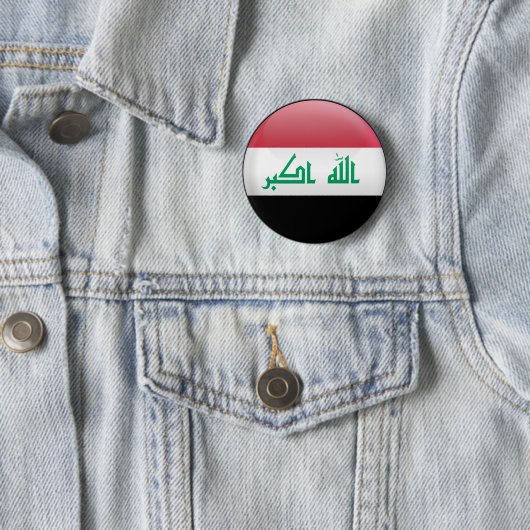 Flagge vom Irak Button (Beispiel)