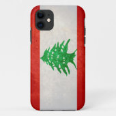 Flagge vom Libanon Case-Mate iPhone Hülle (Rückseite)