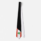 Flagge vom Libanon Krawatte (Vorderseite)
