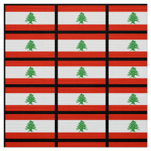Flagge vom Libanon Stoff