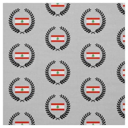 Flagge vom Libanon Stoff (Muster)