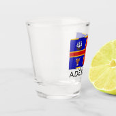 Flagge von Adelaide, Australien Schnapsglas (Links)