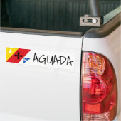 Flagge von Aguada, Puerto Rico Autoaufkleber (Auf Lkw)