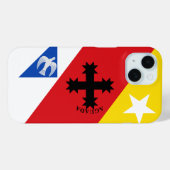 Flagge von Aguada, Puerto Rico Case-Mate iPhone Hülle (Rückseite (Horizontal))