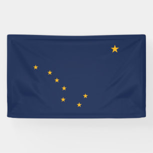 Flagge von Alaska Banner