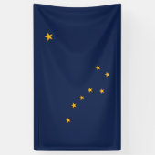 Flagge von Alaska Banner (Vertikal)