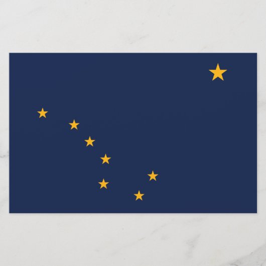 Flagge von Alaska Briefpapier (Vorderseite)