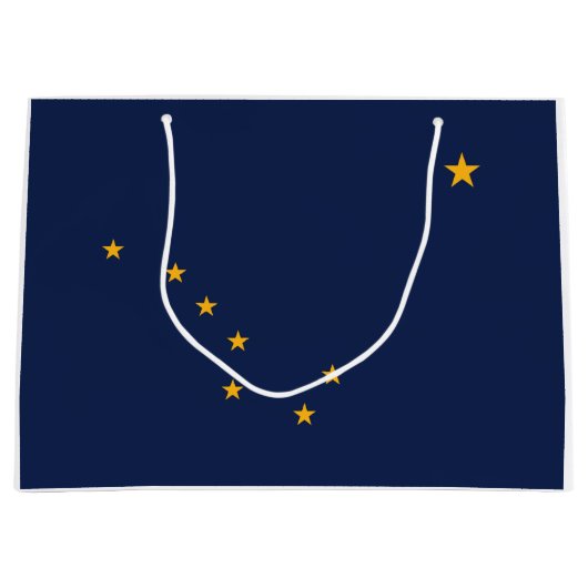 Flagge von Alaska Große Geschenktüte (Vorderseite)
