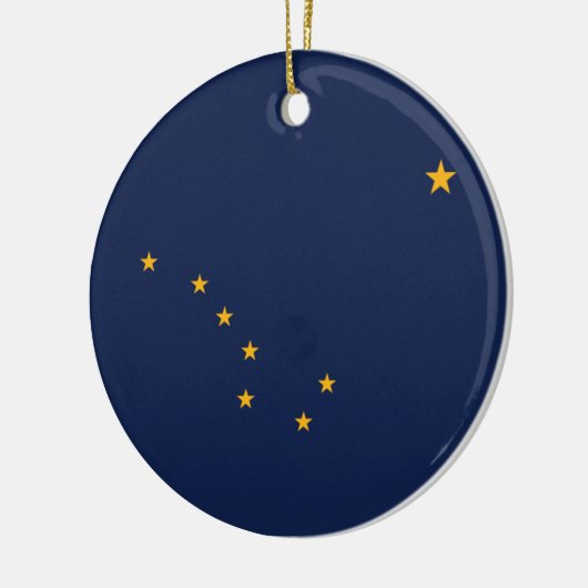 Flagge von Alaska Keramik Ornament (Links)