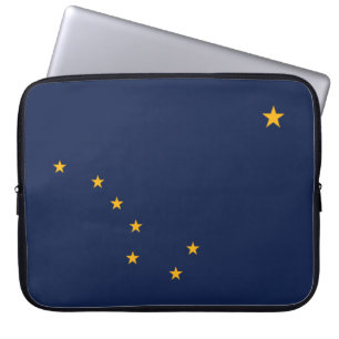 Flagge von Alaska Laptopschutzhülle