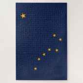 Flagge von Alaska Puzzle (Vertikal)