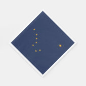 Flagge von Alaska Serviette (Ecke)