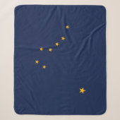 Flagge von Alaska (US-Staat) Sherpadecke (Vorderseite)