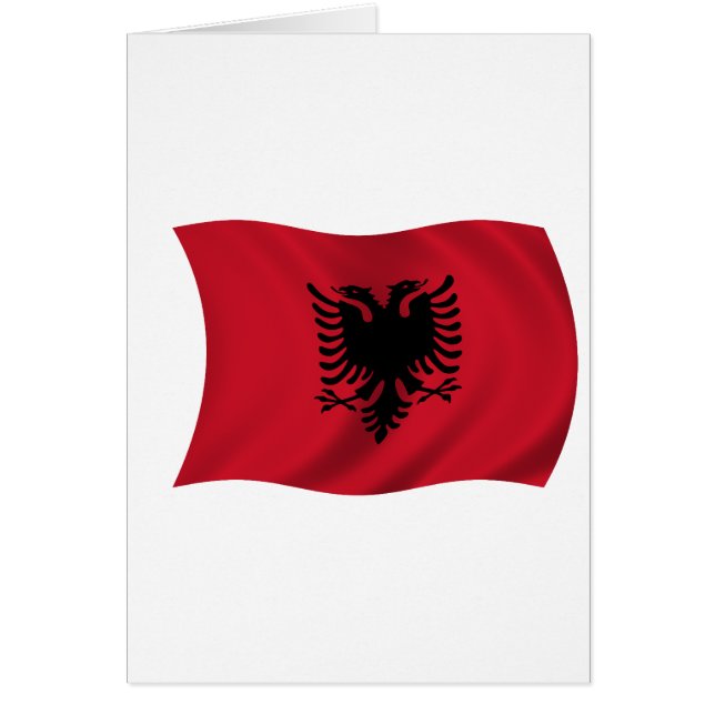 Flagge von Albanien (Vorne)