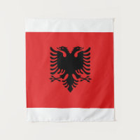 Flagge von Albanien - Flamuri Kombëtar -
