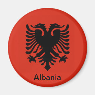 Flagge von Albanien Magnet