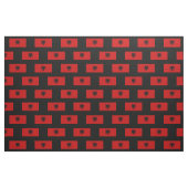 Flagge von Albanien Stoff (Fat Quarter (45,7 x 55,9 cm))