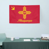 Flagge von Albuquerque (New Mexico) Banner (Messeveranstaltung)