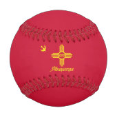 Flagge von Albuquerque (New Mexico) Baseball (Rückseite)