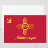 Flagge von Albuquerque (New Mexico) Briefpapier (Vorne/Hinten)