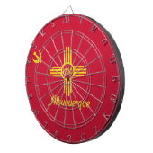Flagge von Albuquerque (New Mexico) Dartscheibe (Vorderseite rechts)