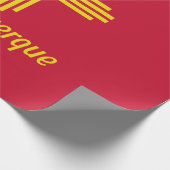 Flagge von Albuquerque (New Mexico) Geschenkpapier (Ecke)