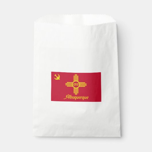 Flagge von Albuquerque (New Mexico) Geschenktütchen (Vorderseite)