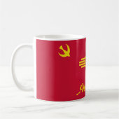 Flagge von Albuquerque (New Mexico) Kaffeetasse (Links)