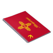 Flagge von Albuquerque (New Mexico) Notizblock (Rechte Seite)