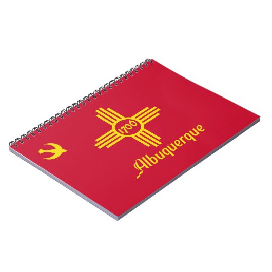 Flagge von Albuquerque (New Mexico) Notizblock (Linke Seite)