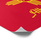 Flagge von Albuquerque, New Mexico Poster (Ecke)