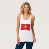 Flagge von Albuquerque (New Mexico) Tank Top (Vorderseite Vollansicht)