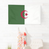 Flagge von Algerien Banner (Insitu)