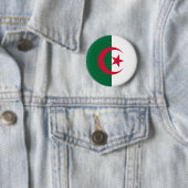 Flagge von Algerien Button (Beispiel)