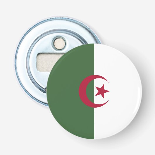 Flagge von Algerien Flaschenöffner (Vorderseite)