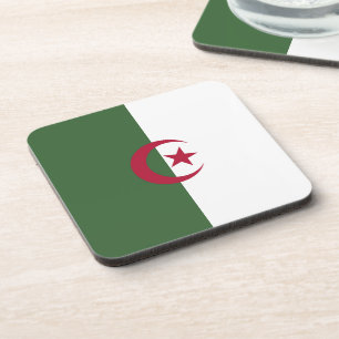 Flagge von Algerien Getränkeuntersetzer