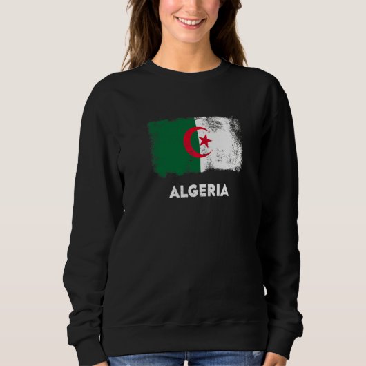 Flagge von Algerien   Sweatshirt (Vorderseite)
