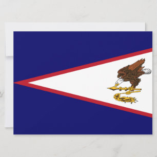 Flagge von Amerikanisch-Samoa Karte