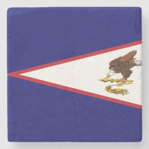 Flagge von Amerikanisch-Samoa Steinuntersetzer