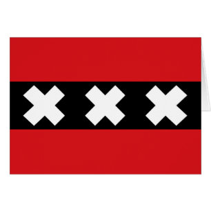 Flagge von Amsterdam