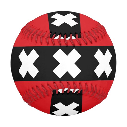 Flagge von Amsterdam Baseball (Rückseite)
