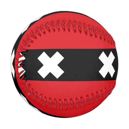 Flagge von Amsterdam Baseball (Vorderseite Links)