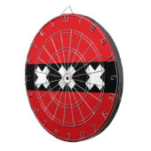 Flagge von Amsterdam Dartscheibe (Vorderseite rechts)