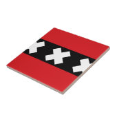Flagge von Amsterdam Fliese (Seite)