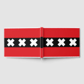 Flagge von Amsterdam Gästebuch (Voll)