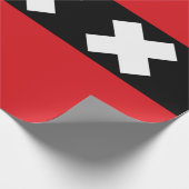 Flagge von Amsterdam Geschenkpapier (Ecke)