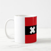 Flagge von Amsterdam Kaffeetasse (Links)
