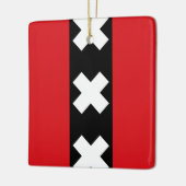 Flagge von Amsterdam Keramikornament (Links)