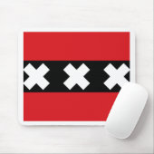 Flagge von Amsterdam Mousepad (Mit Mouse)